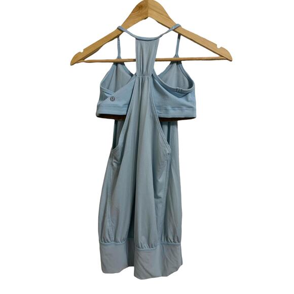 Lululemon No Limits Tank Powder Blue Size 4‎ - Picture 2 of 4